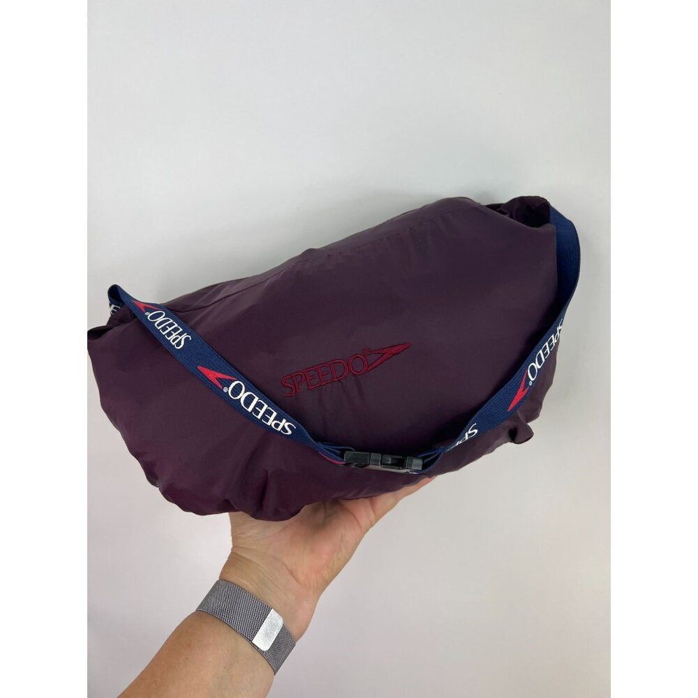 Speedo Green Purple Packable Rain Jacket Pants Set 4X 3X Nylon Lining Polyester